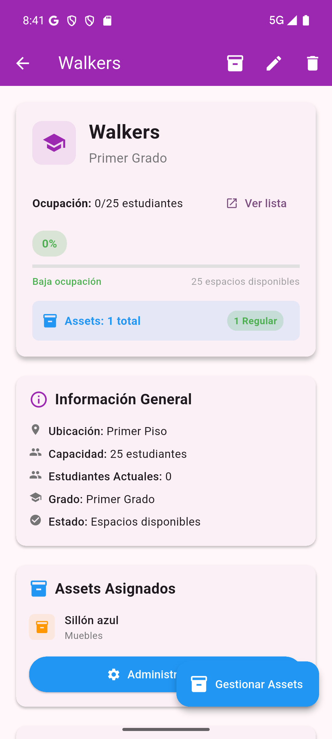 Rockybot School - pantalla 2
